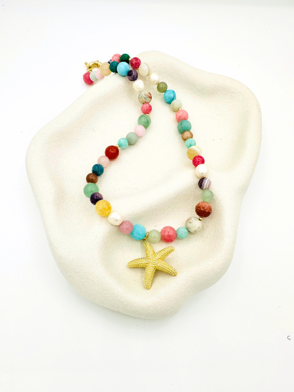 Coral Bay Beaded Necklace