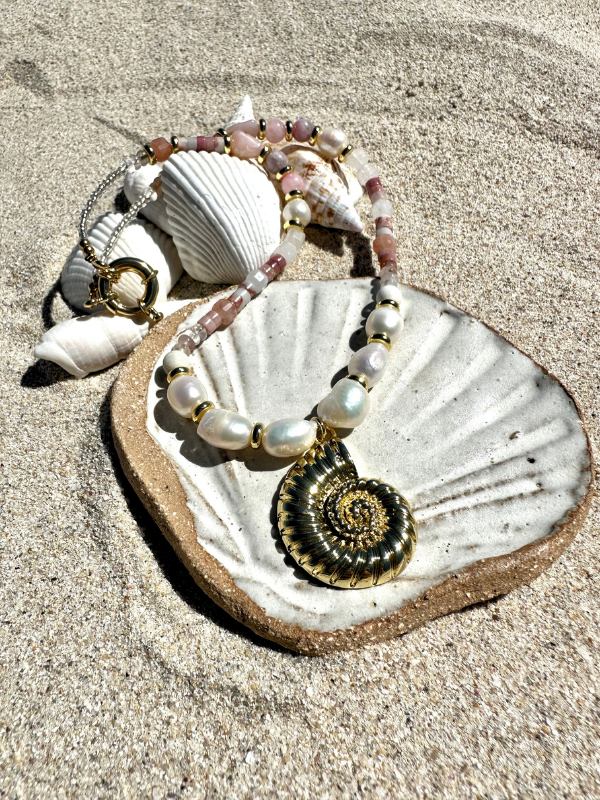 Shell Beach Beaded Necklace
