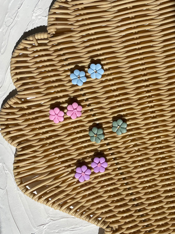 Flower Statement Studs