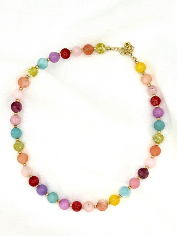 Custom Beaded Charm Necklace