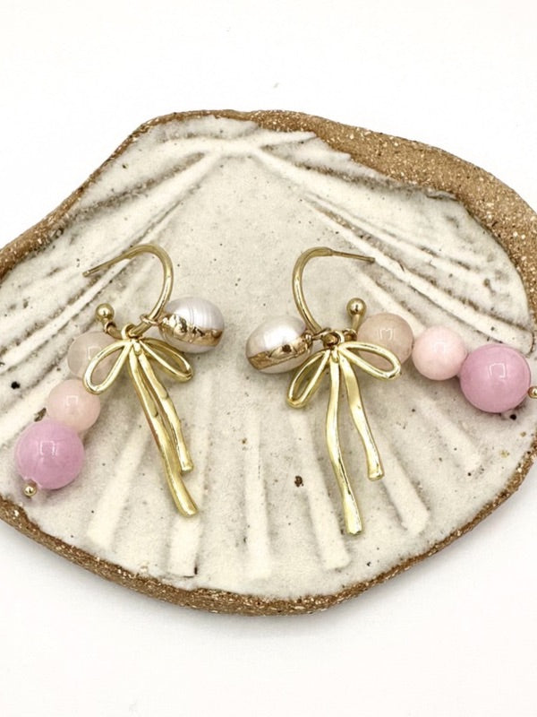 Pink Sunset Hoops