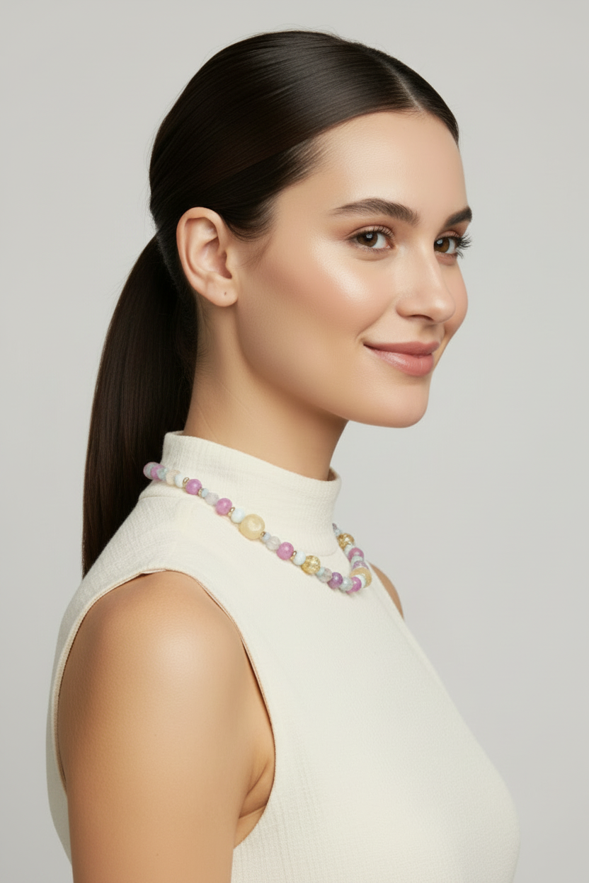 Twilight Beach Beaded Necklace