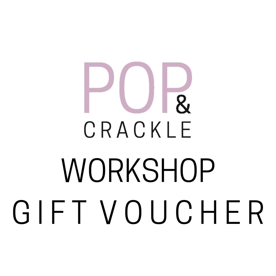 Pop and Crackle Workshop Gift Card
